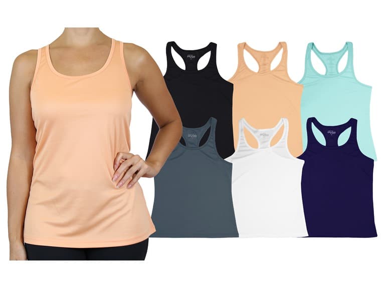 3Pk Womens Performance Racerback Tank - Image 1