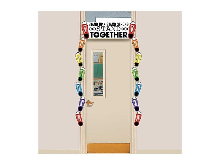 Fun Express Stand Together Classroom Door Border - 16 Pieces - Image 1