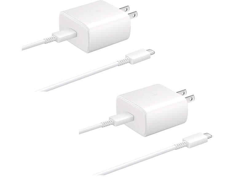 (2 Pack) Samsung 45W USB-C Super Fast Wall Charger - Image 1