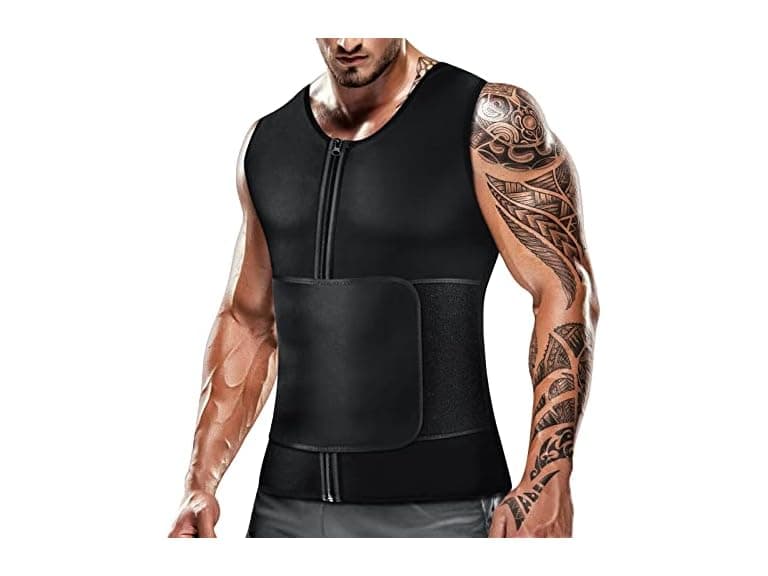 Men's Sweat Sauna Vest in black - Image 1