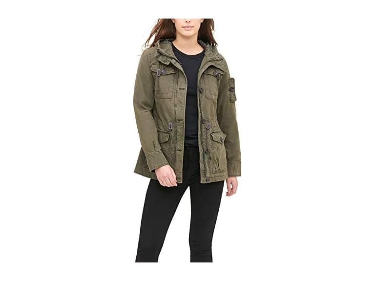Levis Womens Cotton Hooded Field Jacket (S)