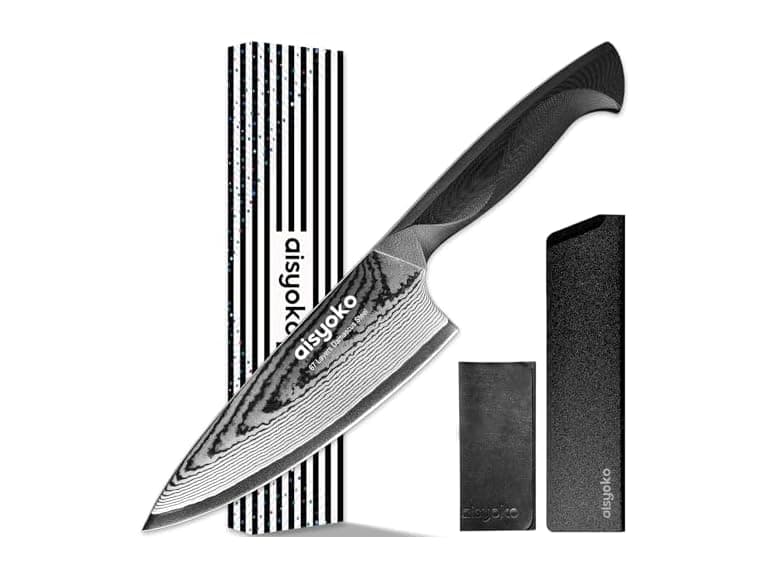 aisyoko Damascus 6.5" Chef Knife - Image 1