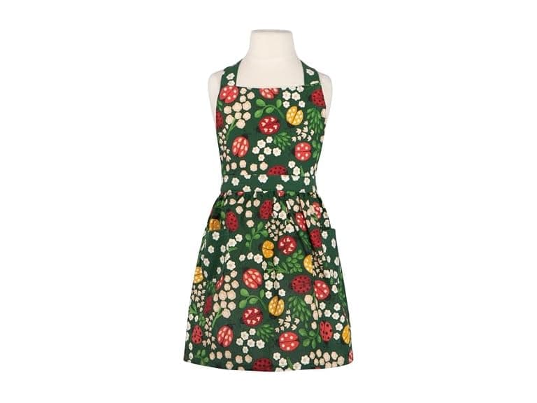 Jubilee 100% Cotton Minnie Kid's Apron, Ladybugs - Image 1
