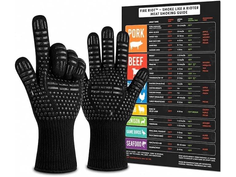 FIRERIOT Heat-Resistant BBQ & Oven Gloves
