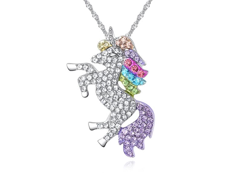 Crystal Unicorn Necklace - Image 1