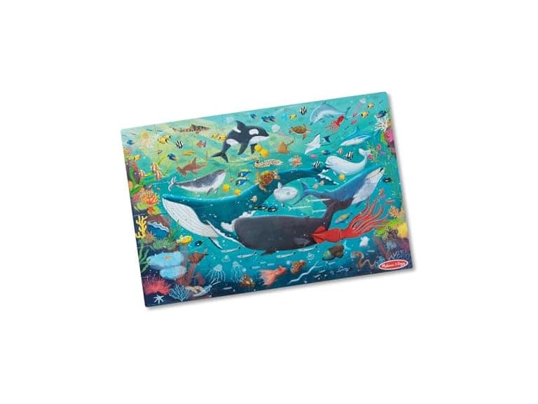 Melissa & Doug Underwater Jumbo Floor Puzzle, 48-Piece - Image 1
