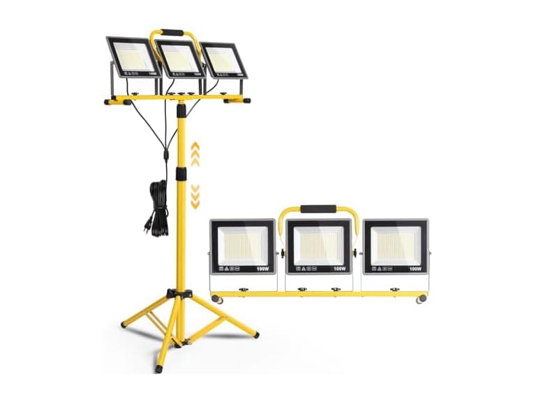 Gobright 31000 Lumen LED Work Lights with Stand - Image 1