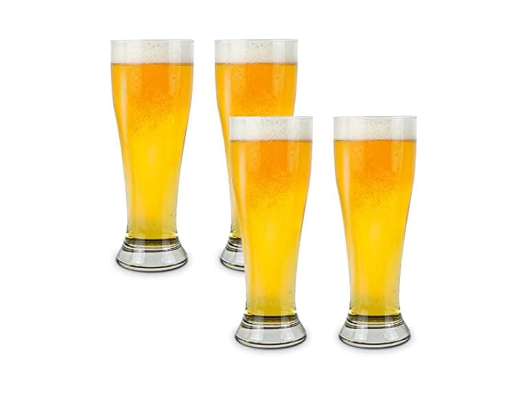 Nucleated Pilsner Beer Glasses 16oz Set of 4 - Image 1