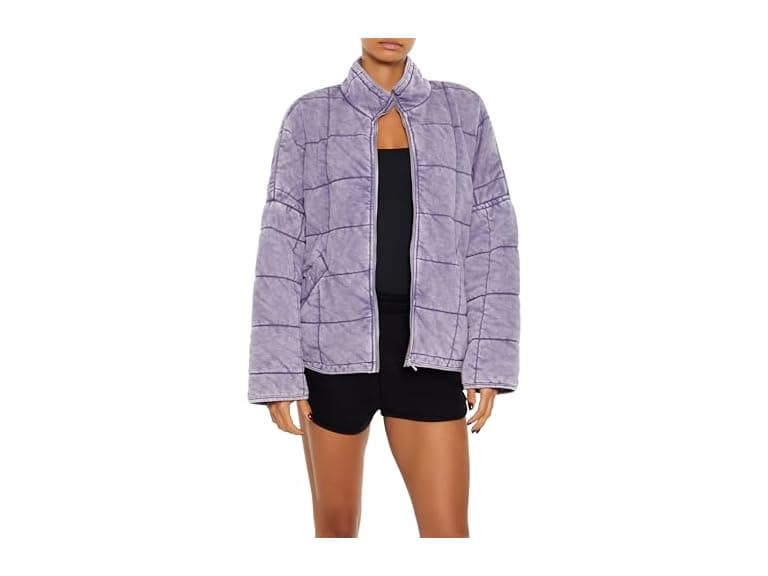 Forever 21 Women (XS) Quilted Zip-up Jacket - Image 1