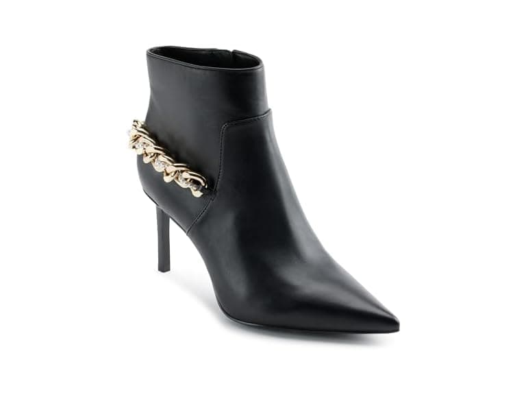 KARL LAGERFELD Women's Sambra Chain Ankle Booties - Image 1