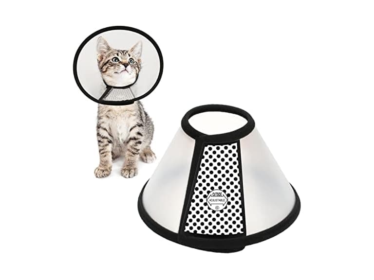 Depets Adjustable Recovery Pet Cone E-Collar - Image 1