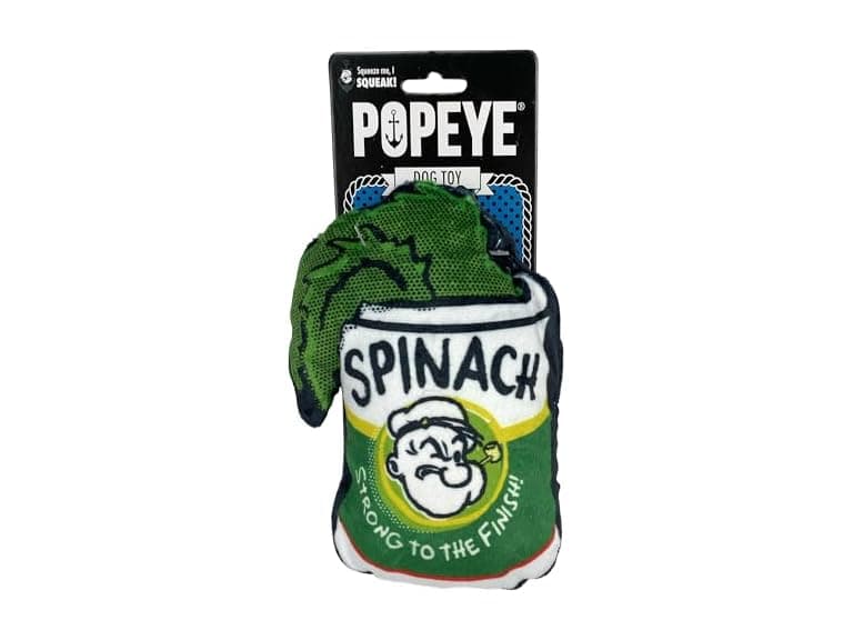 Multipet Popeye Spinach Dog Toy, 6 inches - Image 1
