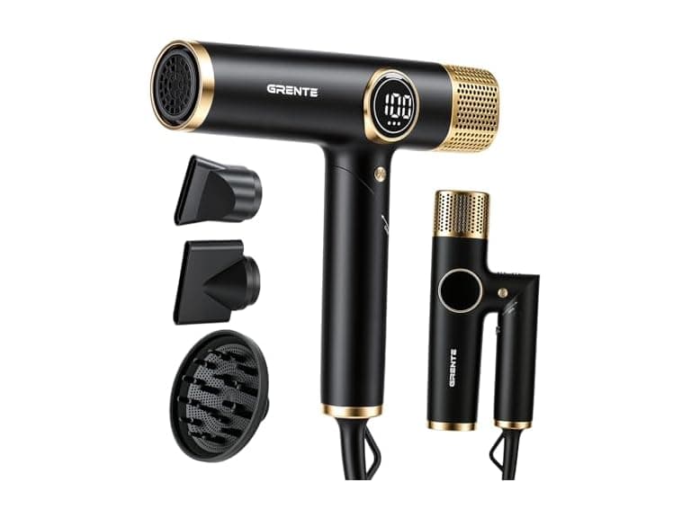 Foldable Hair Dryer with Diffuser - Image 1