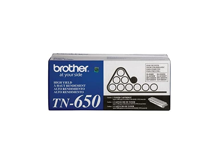 Brother Genuine High YieldToner Cartridge, TN650, Replac (Open Box) - Image 1