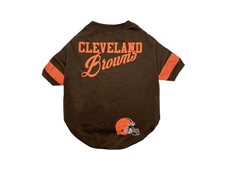 Pets First NFL Cleveland Browns Dog & Cat T-Shirt - Image 1