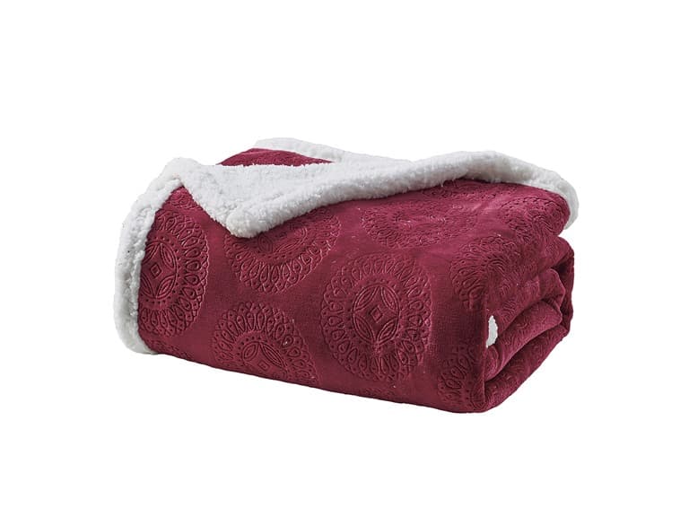 Luxury Home 50"x60" Caesar Sherpa Throw - Image 1