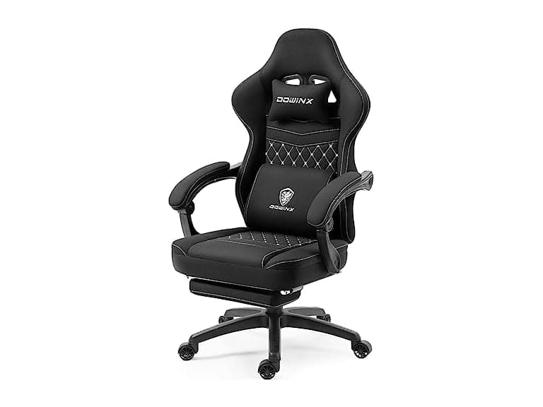 Downix Breathable Fabric Gaming Chair Black - Image 1