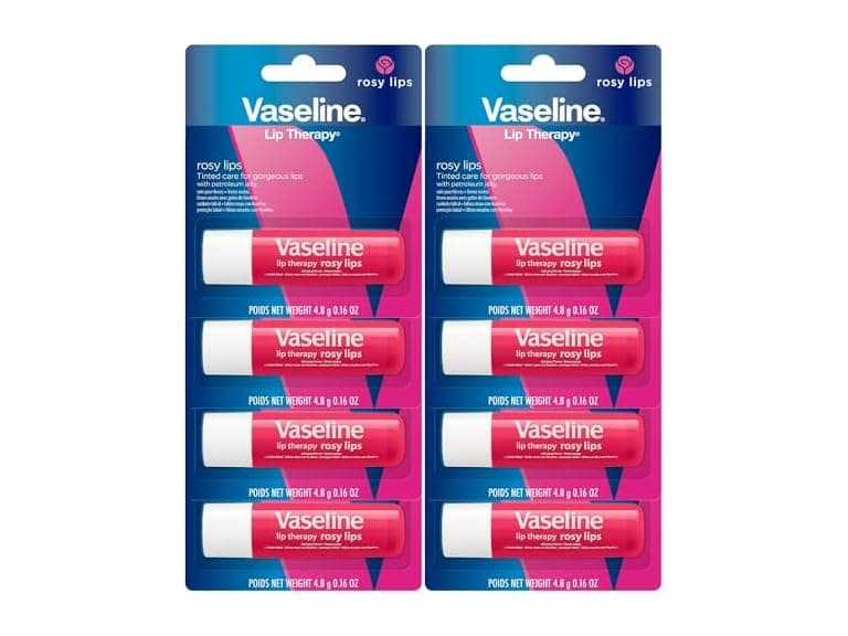 Vaseline Lip Therapy Rosy Lips 8-Pack – - Image 1