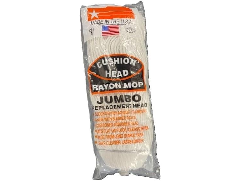 Jumbo Rayon Replacement Mop Head - Image 1