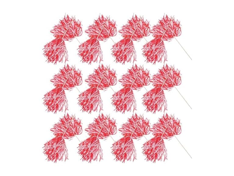 Fun Express - 2tone Spirit PoM-Rd Wht - Image 1