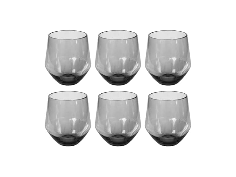 Abode Homewares Angle 23 oz Durable Acrylic Wine Glasses - Image 1