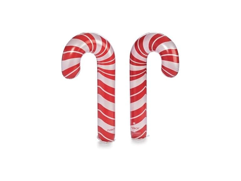 FUNBOY Oversized Inflatable Light-up Candy Cane - Image 1
