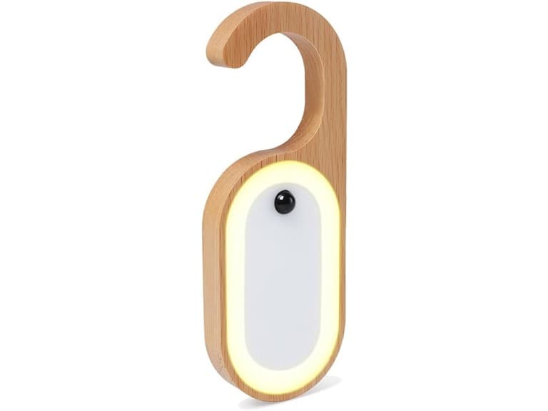 1-Pack Retro Wooden Door Knob Night - Image 1