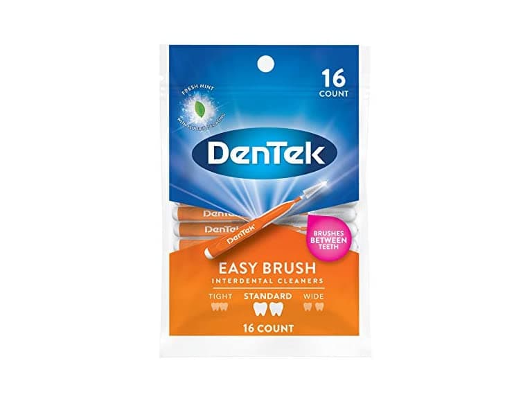 DenTek Easy Brush Interdental Cleaners Mint, 16ct - Image 1