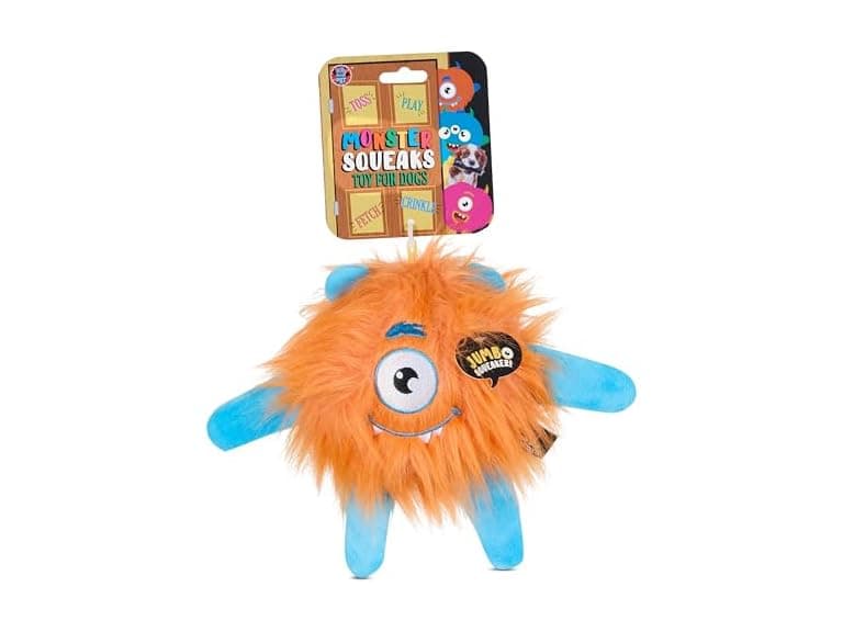 Bow Wow Full Body Squeaker Dog Toy – Plush Squeaky Toy - Image 1