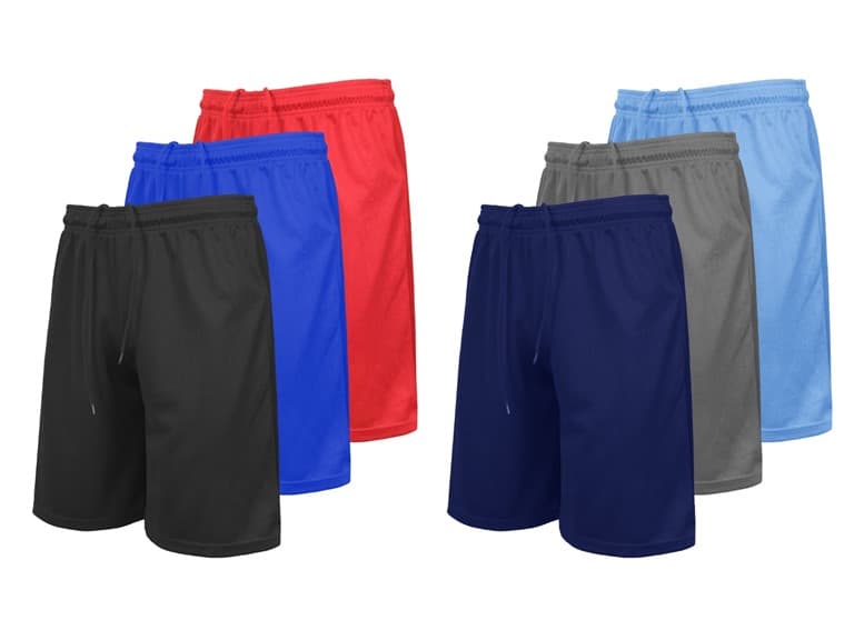 6-Pack Active Mesh Shorts (Sizes, S-5XL) - Image 1