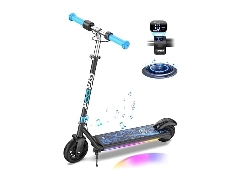 H30Max Kids Electric Scooter Blue - Image 1