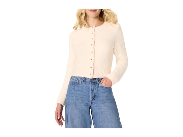 AE Womens Faux Mohair Cardigan - Image 1