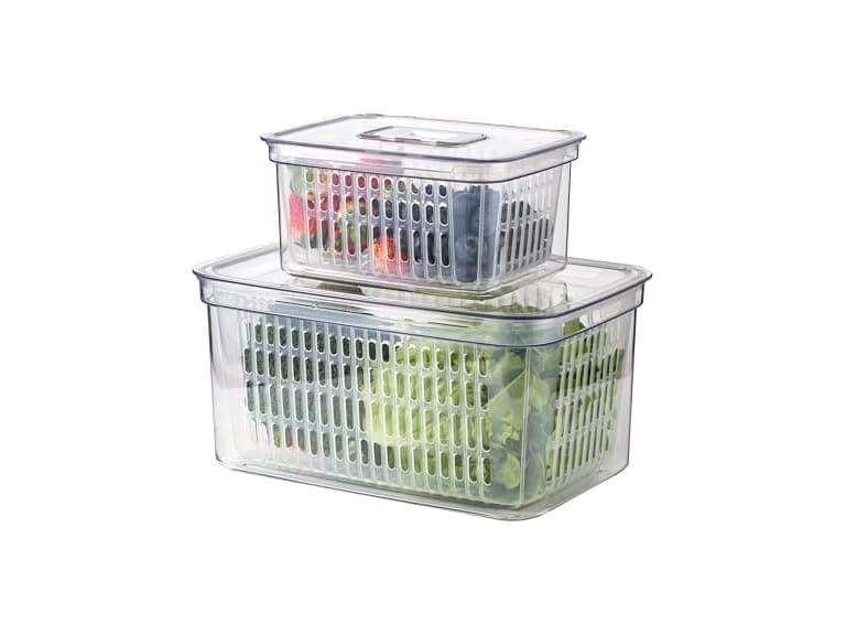 SIMPLEMADE Refrigerator Organizer 2Pk - Image 1