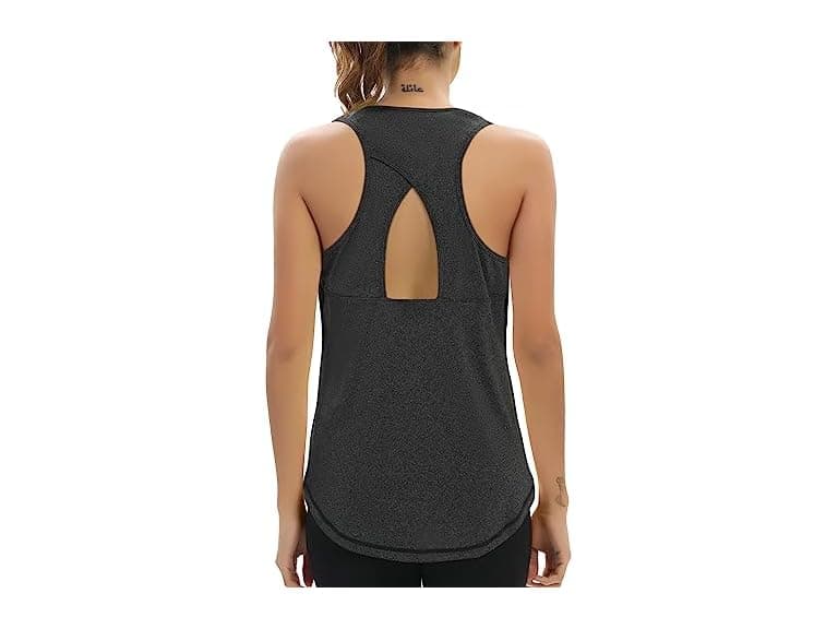 Aeuui Women (M) Workout Tops Open Back Tank Shirts - Image 1
