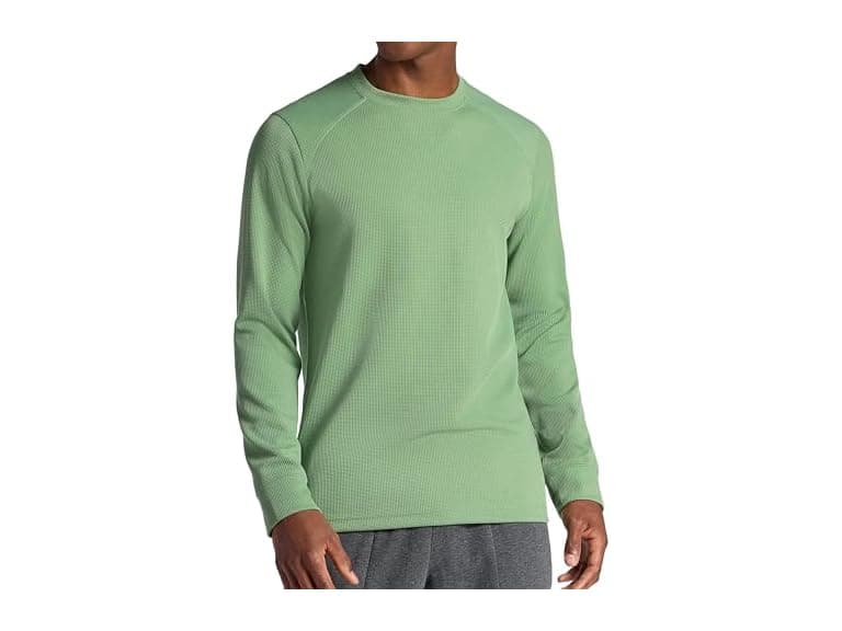 Gaiam Mens Cozy & Cool Long Sleeve Crewneck - Image 1