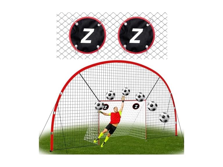 ZEALFEEL 3-in-1 Soccer Backstop Net - Image 1