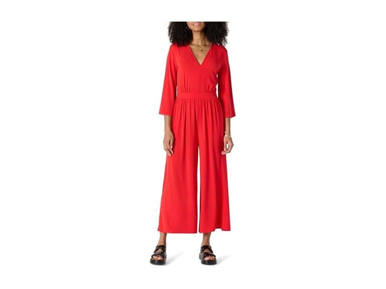 AE Womens VNeck WideLeg Jumpsuit (S & L) - Image 1