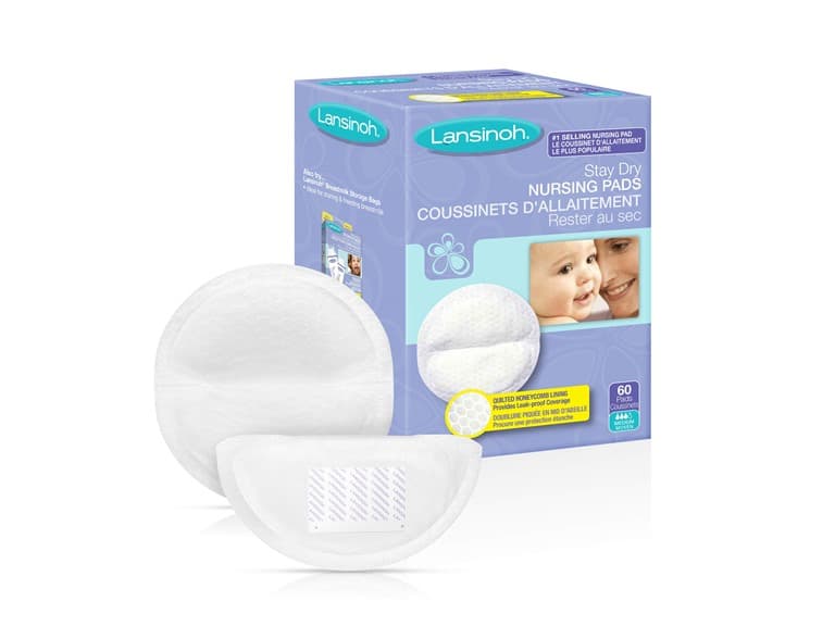 Lansinoh Stay Dry Disposable Nursing Pads, 60ct - Image 1