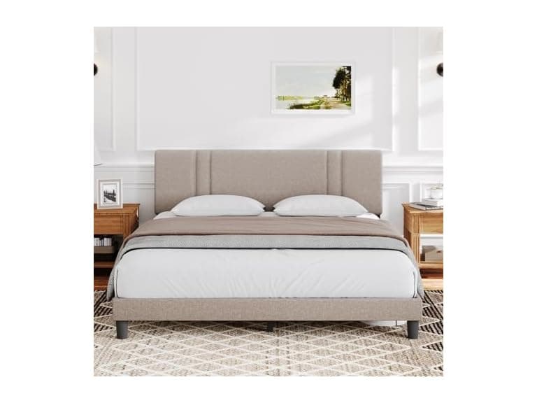 Novilla Queen Bed Frame with Headboard - Image 1
