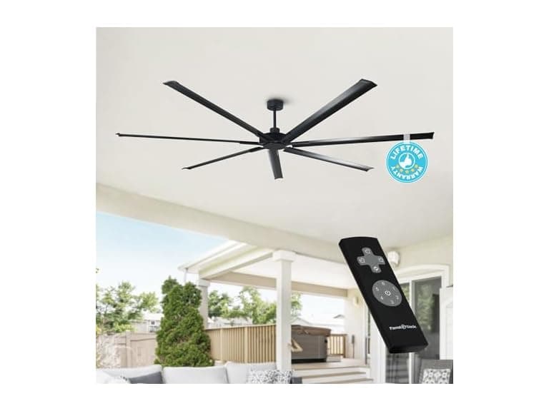 Parrot Uncle 100" Ceiling Fan without Lights - Image 1