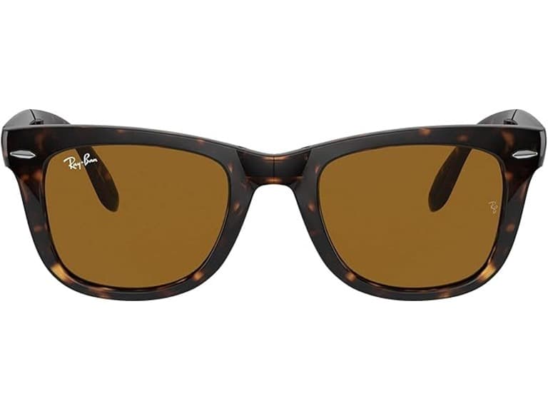 Ray-Ban RB4105 Folding Wayfarer Square Sunglasses - Image 1