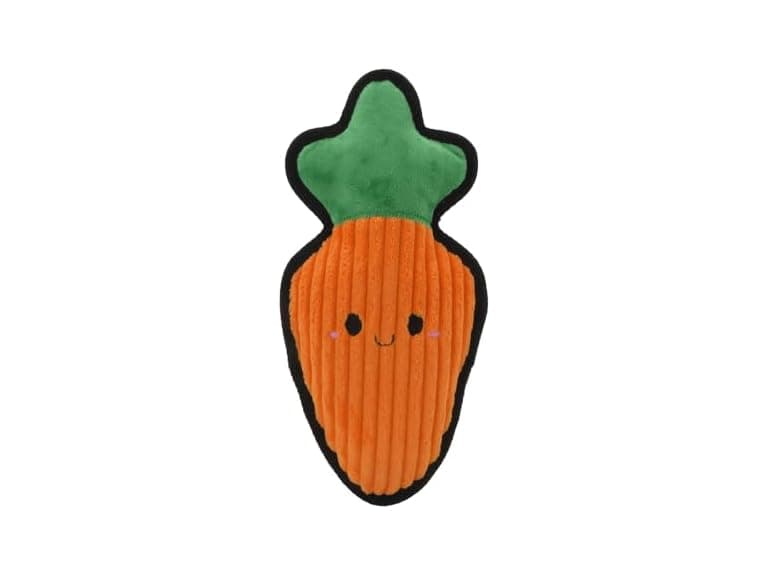 Linzy Plush Durable Carrot Crinkle Pet Toy - Image 1