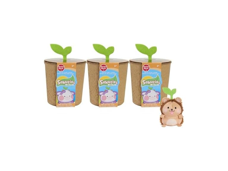 Sakuties Mini Collectible Plush 3Pk - Image 1