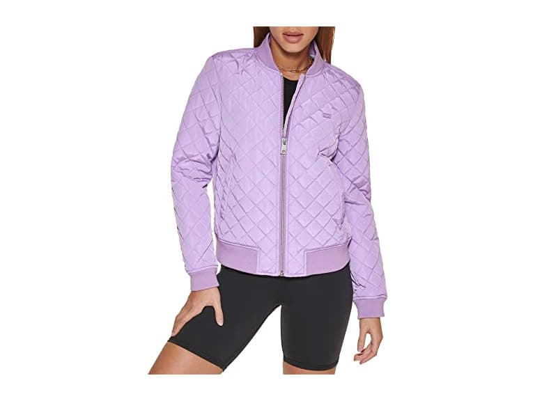 Levi's Women (L) Diamond Quilted Bomber Jacket - Image 1