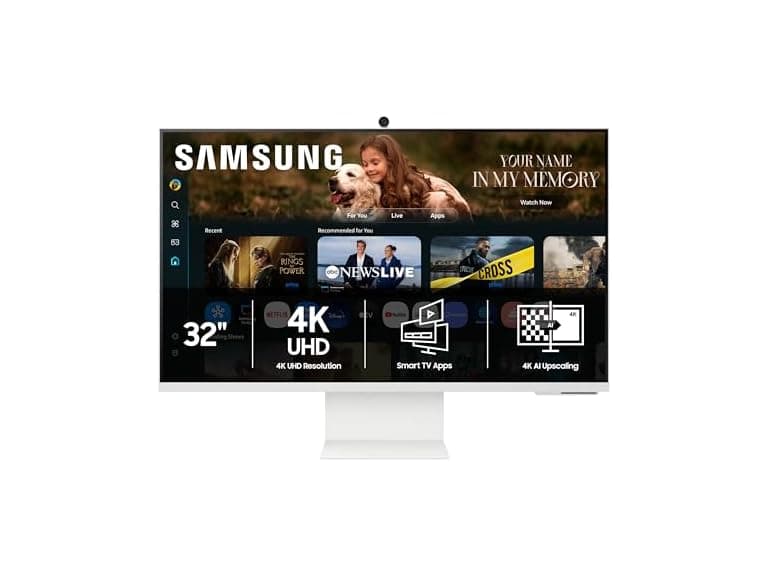 Samsung 32" UHD Monitor | LS32FM803UNXZA - Image 1