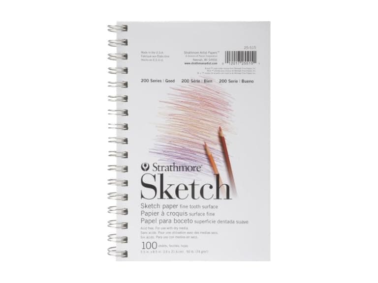 Strathmore 200 Series Sketch Pad, 5.5x8.5 inch - Image 1