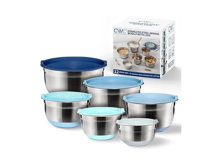 Stainless Steel Mixing Bowls Set - Image 1