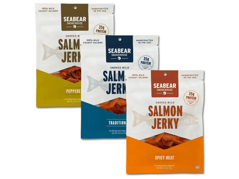 (3pk) SeaBear Wild King Salmon Jerky Trio - Image 1