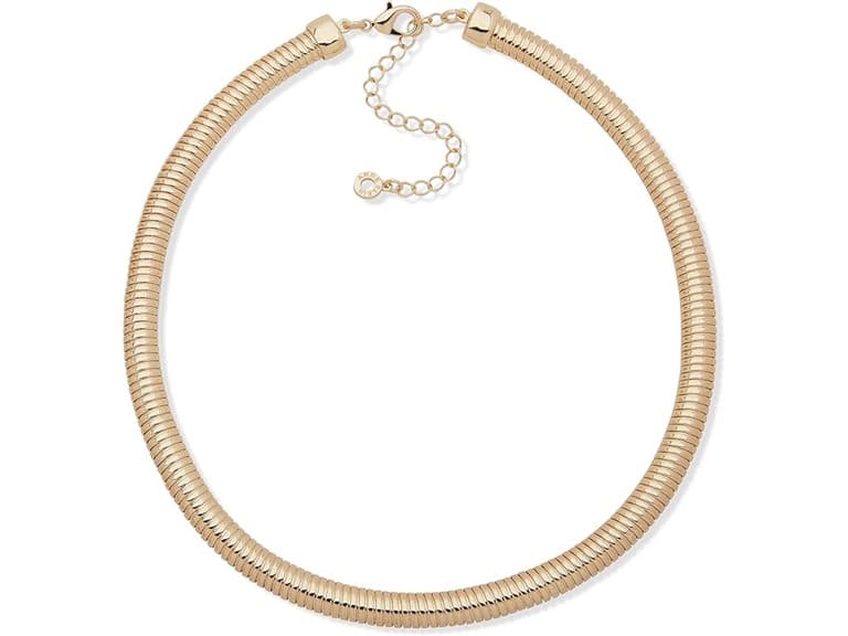 Anne Klein 16" Gold Necklace 3" - Image 1