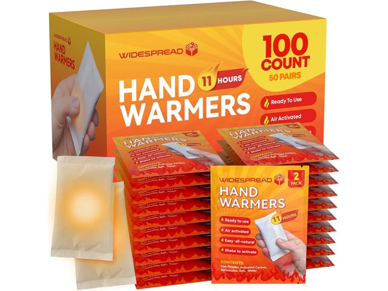 Disposable Hand Warmers (100, 200, 300, or 400) - Image 1